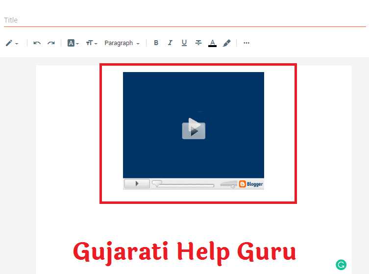 Blogger Blog Post Me Video Kaise Add Kare Full Information In Hindi 2020 5