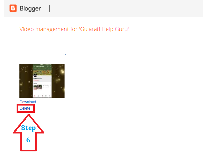 How To Delete Blogger Blog Uploaded Video in Hindi
