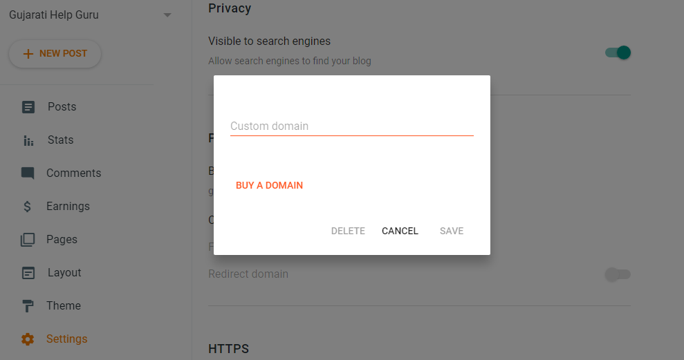 Custom Domain Name Add